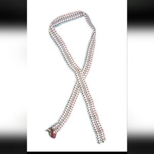 Groovy Handmade Strap, Belt , Wrap, 5'7" Long, 2 In Wide Vintage Woven